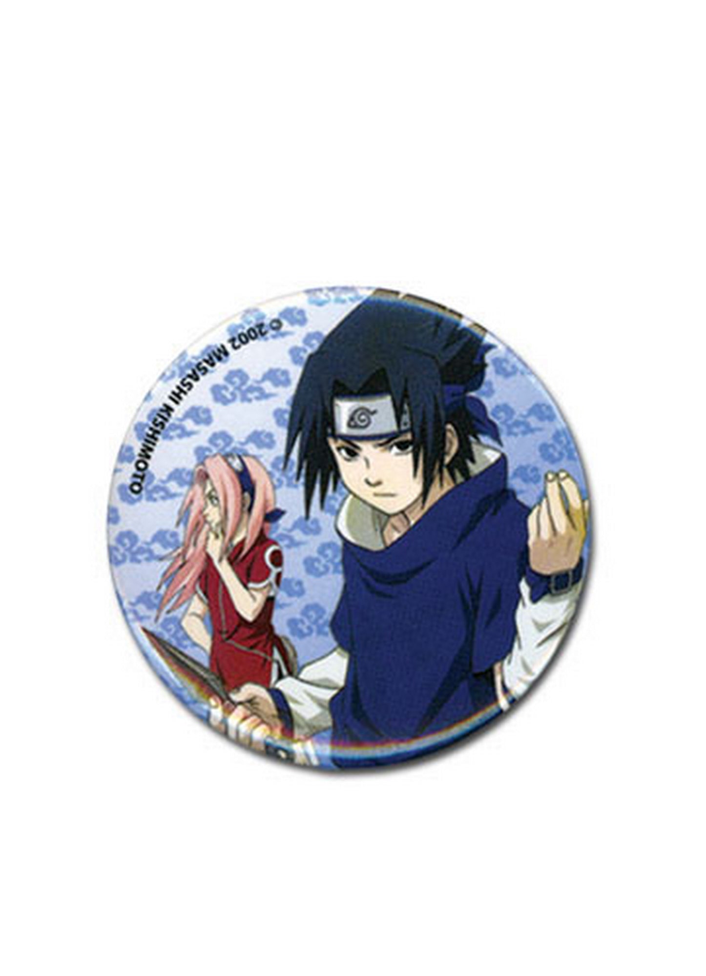 Naruto - Sasuke Uchiha & Sakura Haruno Button 1.5"