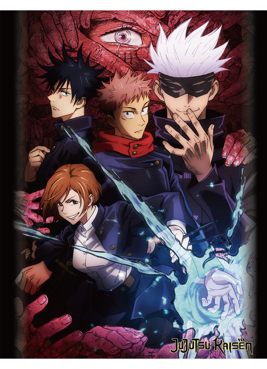 Jujutsu Kaisen - Key Art Sublimation Throw Blanket 46"W x 60"H