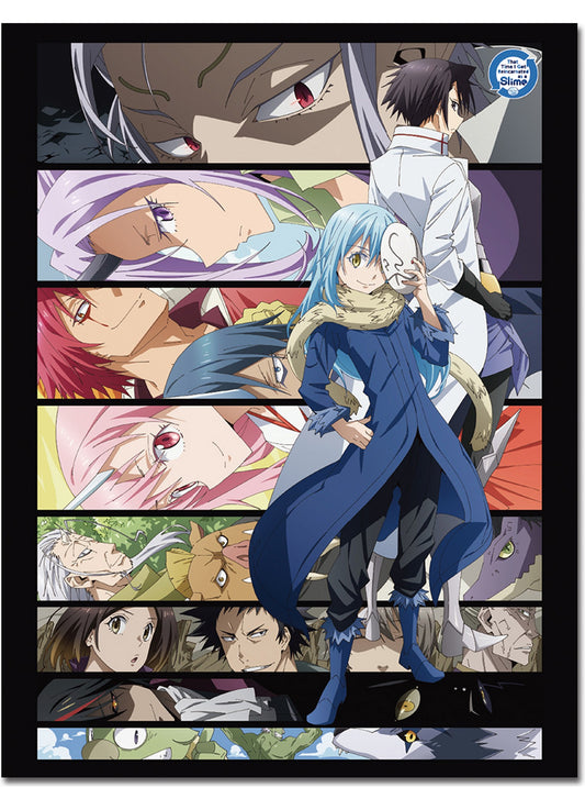 That Time I Got Reincarnated As A Slime 2 - Key Art #B Sublimation Throw Blanket 46"W x 60"H