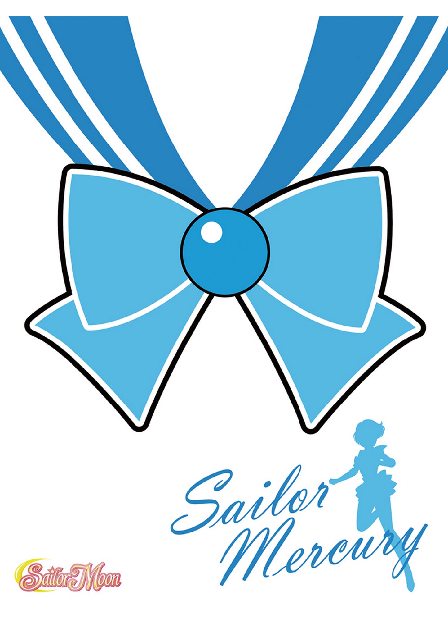 Sailor Moon - Sailor Suit Style Sailor Mercury Sublimation Throw Blanket 46"W x 60"H