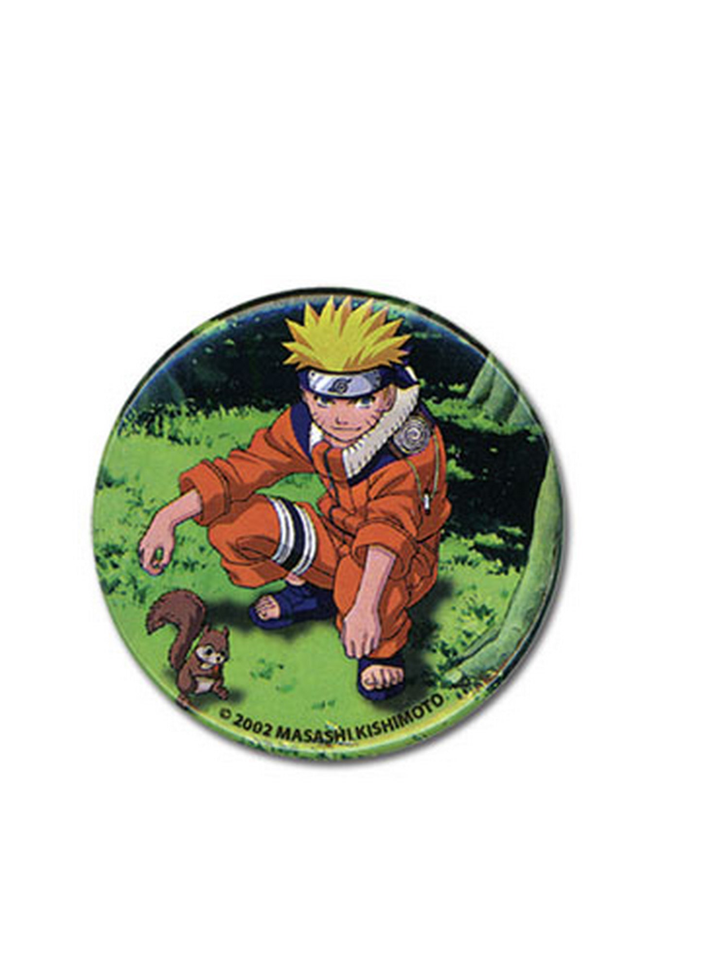 Naruto - Naruto Uzumaki W/ Squirrel Button 1.5"