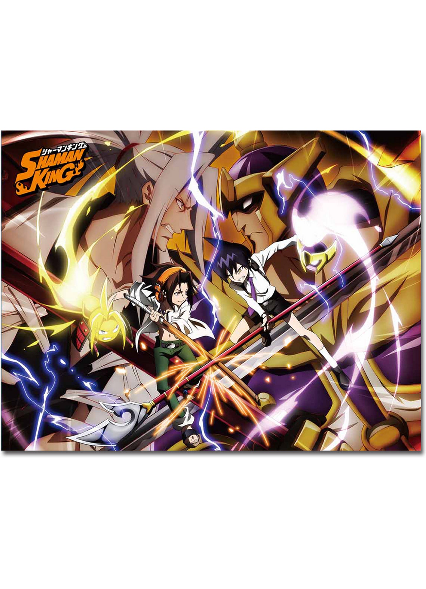 Shaman King - Group Throw Blanket 46"W x 60"H