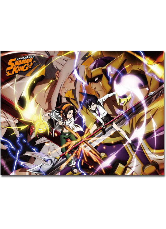 Shaman King - Group Throw Blanket 46"W x 60"H