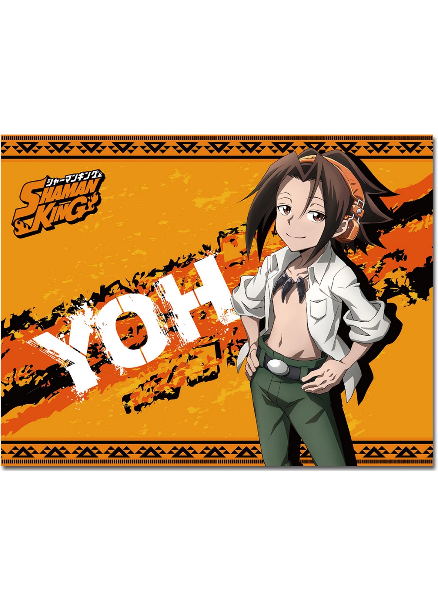 Shaman King - Asakura Yoh Throw Blanket 46"W x 60"H