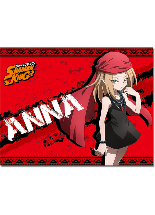 Shaman King - Anna Kyoyama Throw Blanket 46"W x 60"H