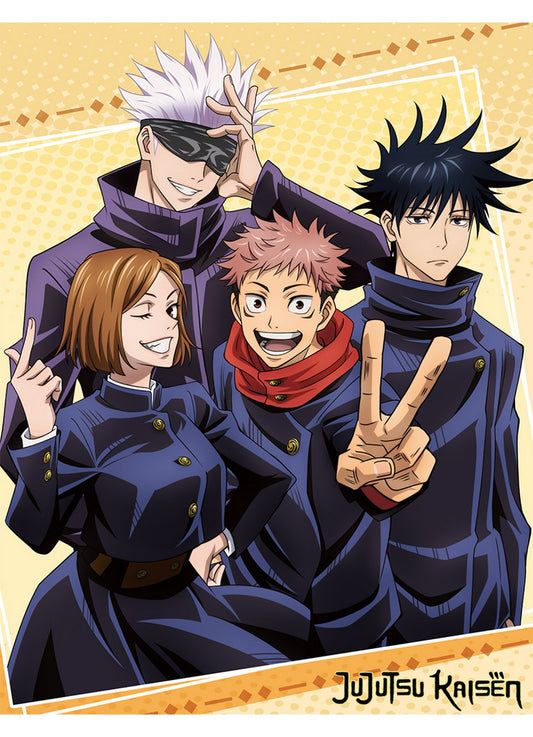Jujutsu Kaisen - Nikkei Entertainment Art Throw Blanket 46"W x 60"H