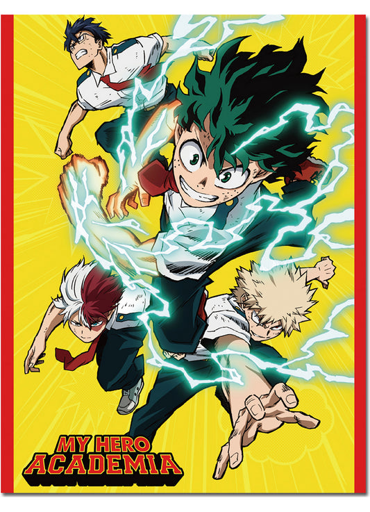 My Hero Academia S5 - Group Art #A Throw Blanket 46"W x 60"H