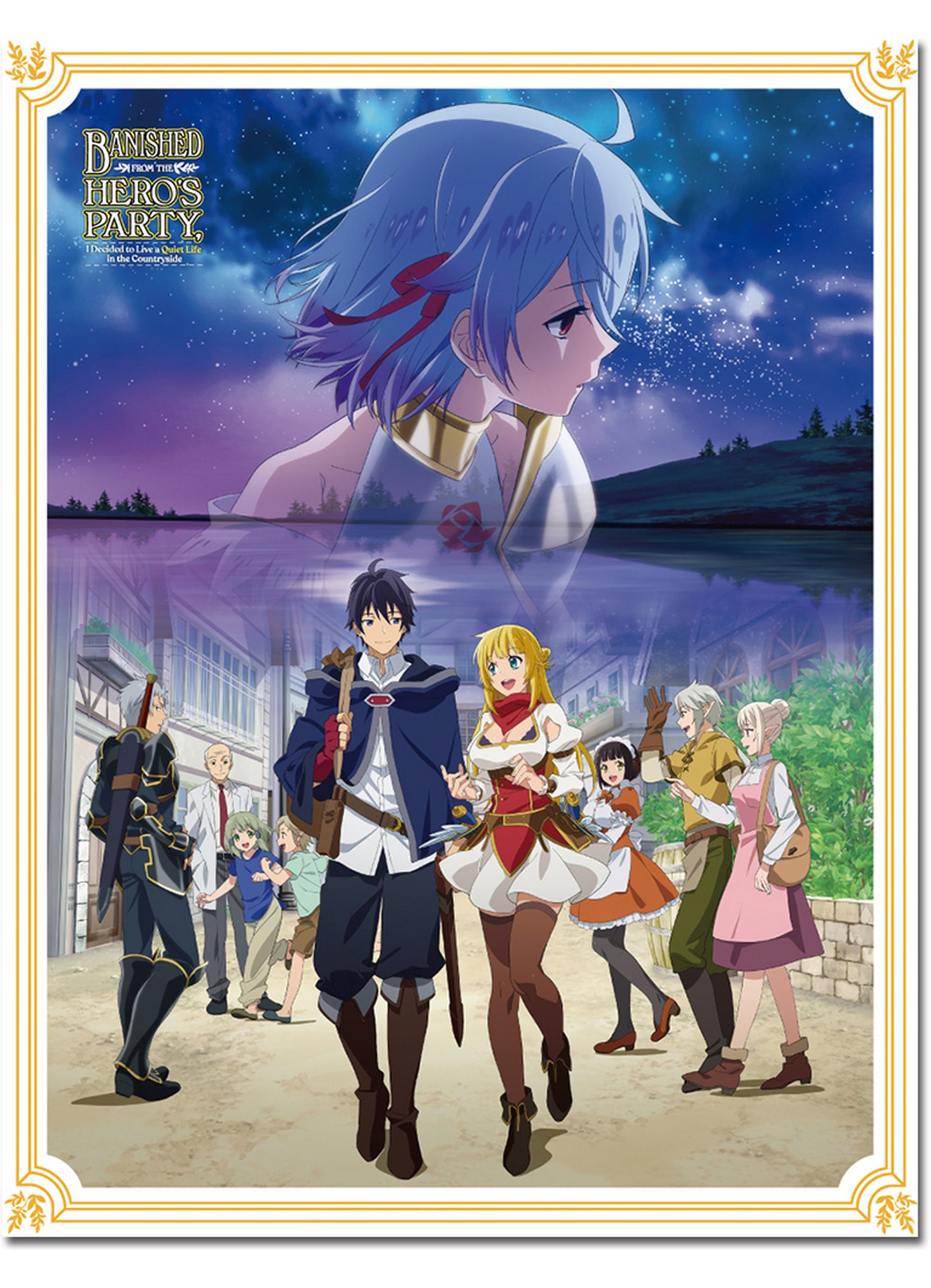 Banished From The Heros Party - Key Art Sublimation Throw Blanket 46"W x 60"H