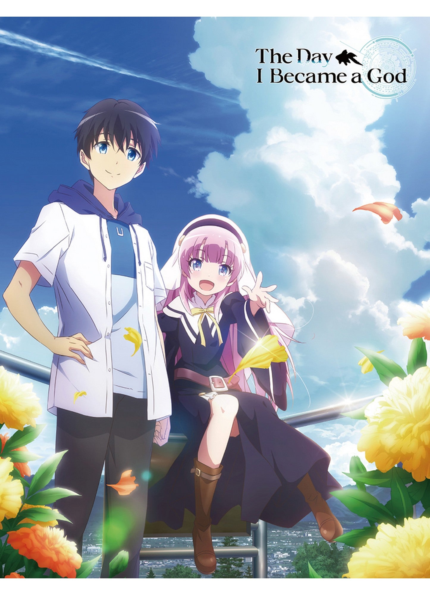 The Day I Became A God - Key Art #A Sublimation Throw Blanket 46"W x 60"H