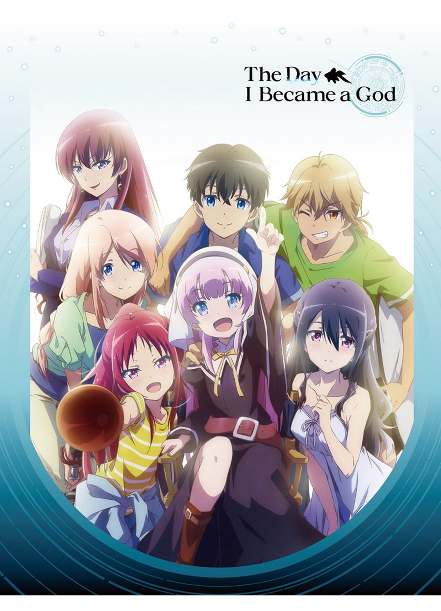 The Day I Became A God - Key Art #B Sublimation Throw Blanket 46"W x 60"H