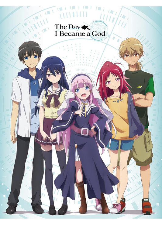 The Day I Became A God - Group Sublimation Throw Blanket 46"W x 60"H