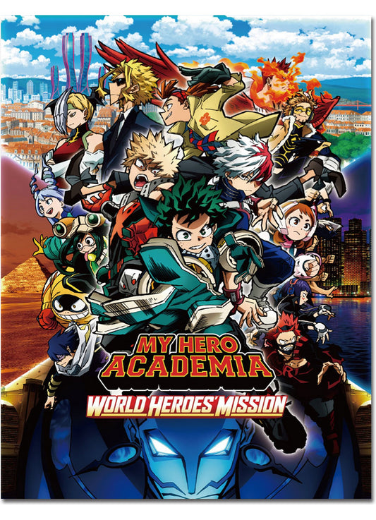 My Hero Academia Movie 3 - Key Art Sublimation Throw Blanket 46"W x 60"H
