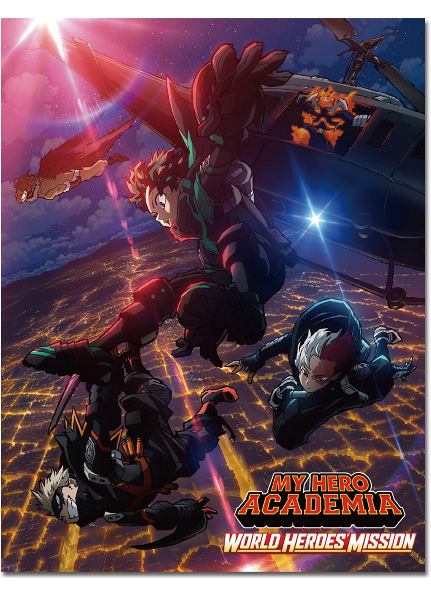 My Hero Academia Movie 3 - Teaser Art #2 Sublimation Throw Blanket 46"W x 60"H