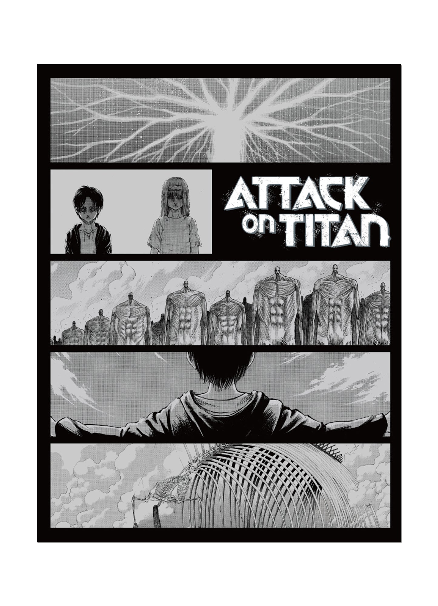 Attack On Titan Manga - Vol 33 Art Sublimation Throw Blanket 46"W x 60"H