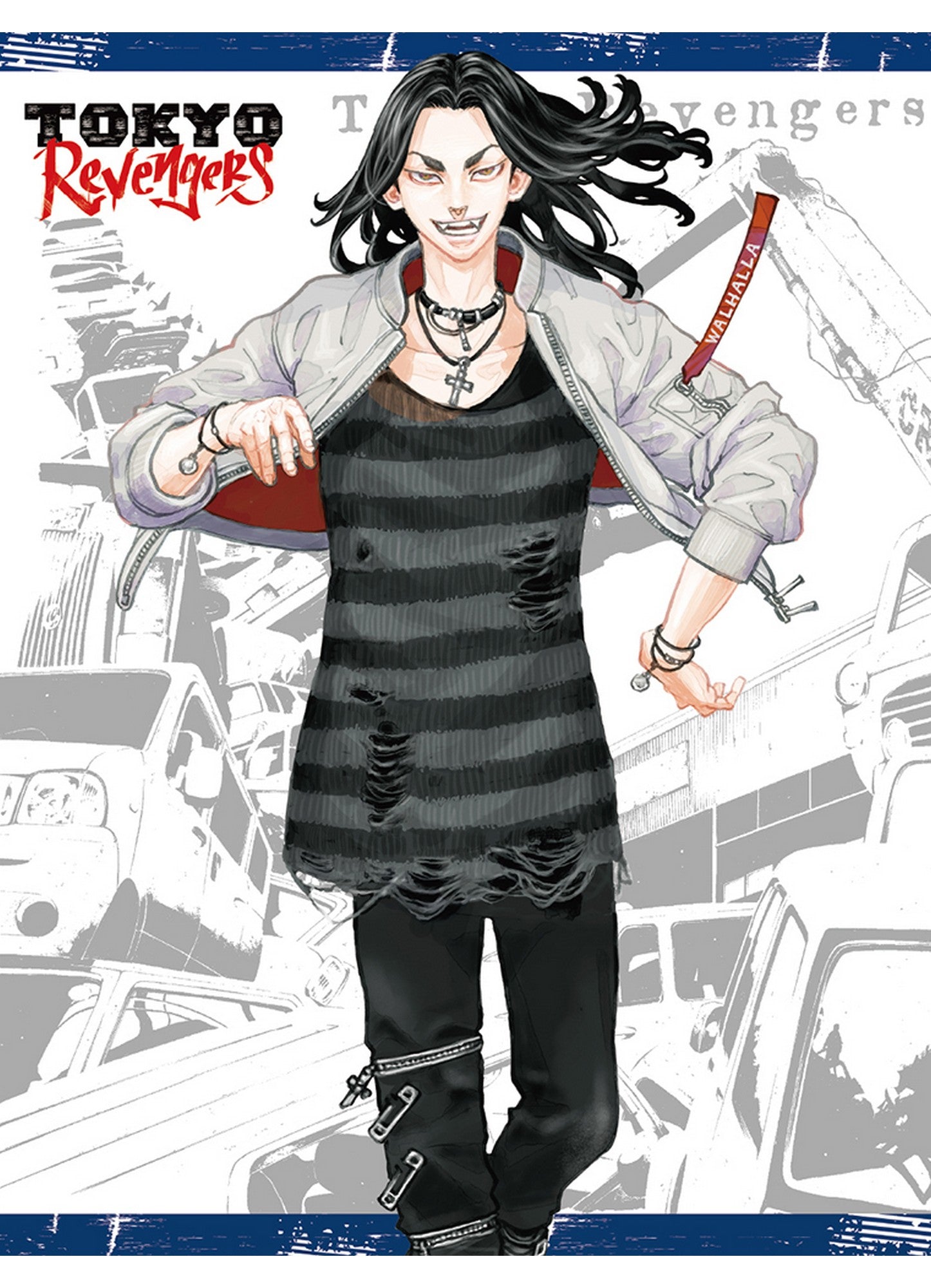 Tokyo Revengers - Cover Art #7 Sublimation Throw Blanket 46"W x 60"H