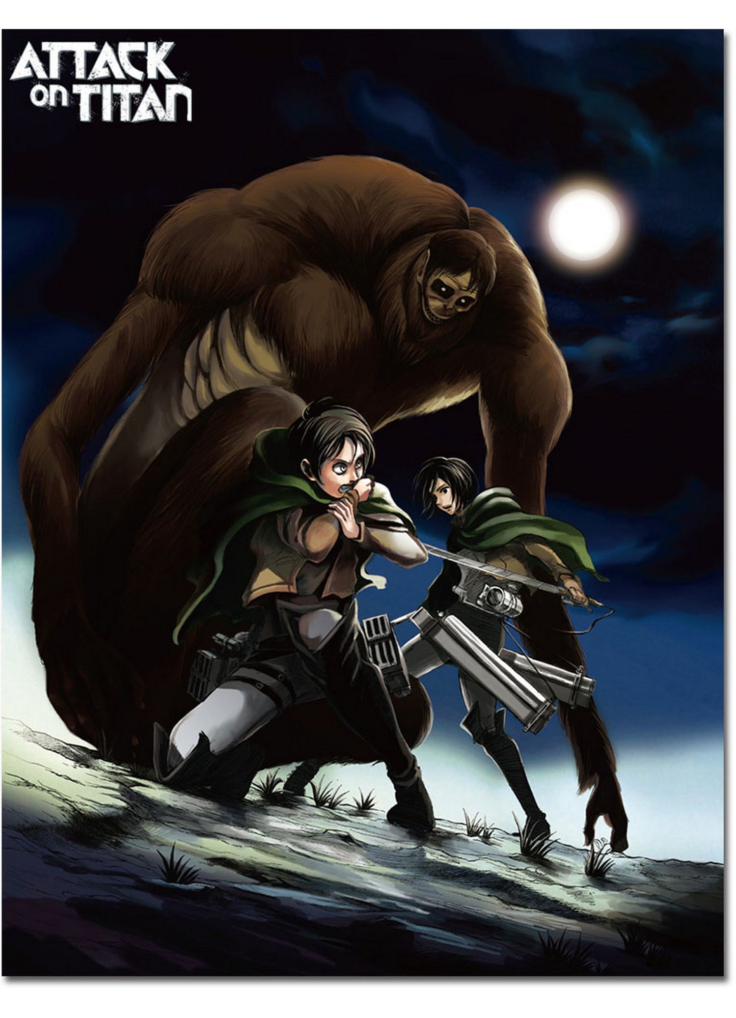 Attack On Titan Manga - Cover Art #09 Sublimation Throw Blanket 46"W x 60"H