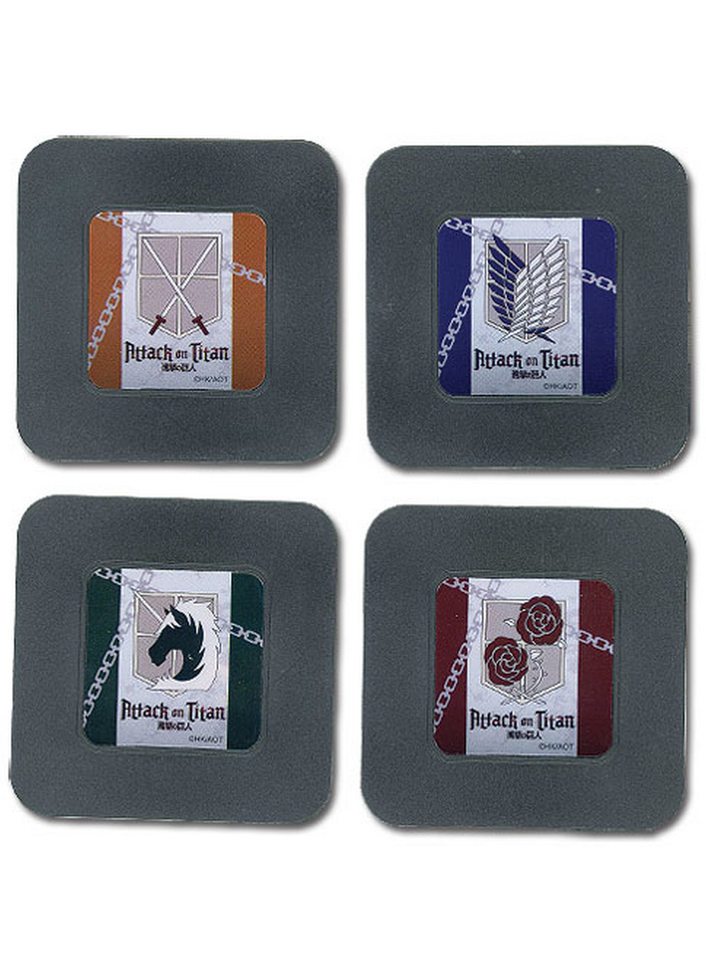 Attack On Titan - Set 1 Coaster