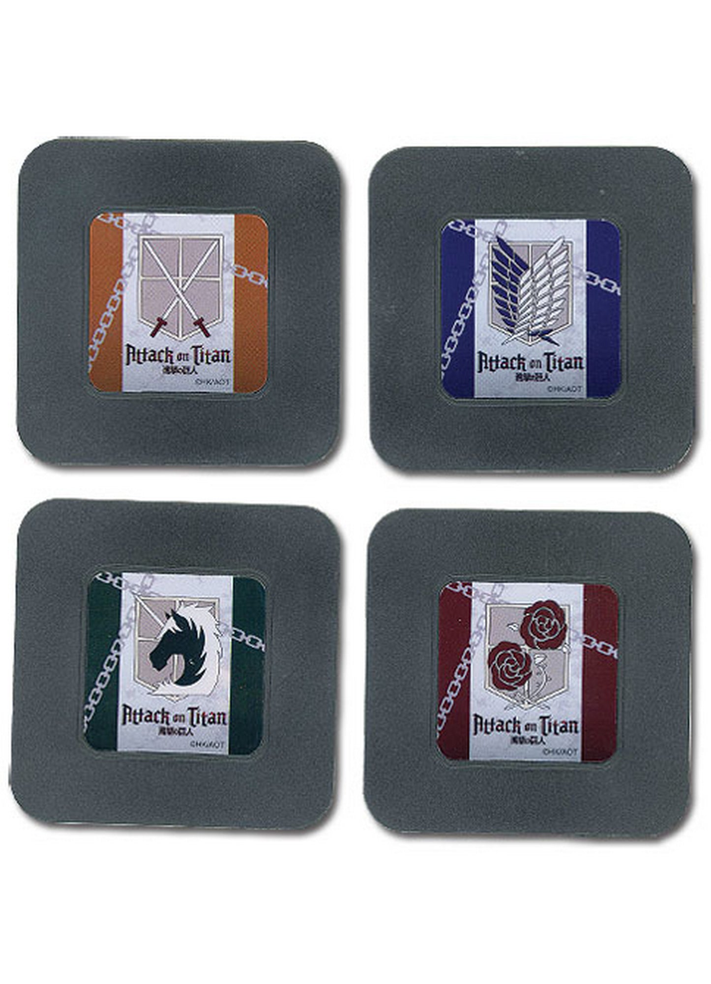 Attack On Titan - Set 1 Coaster