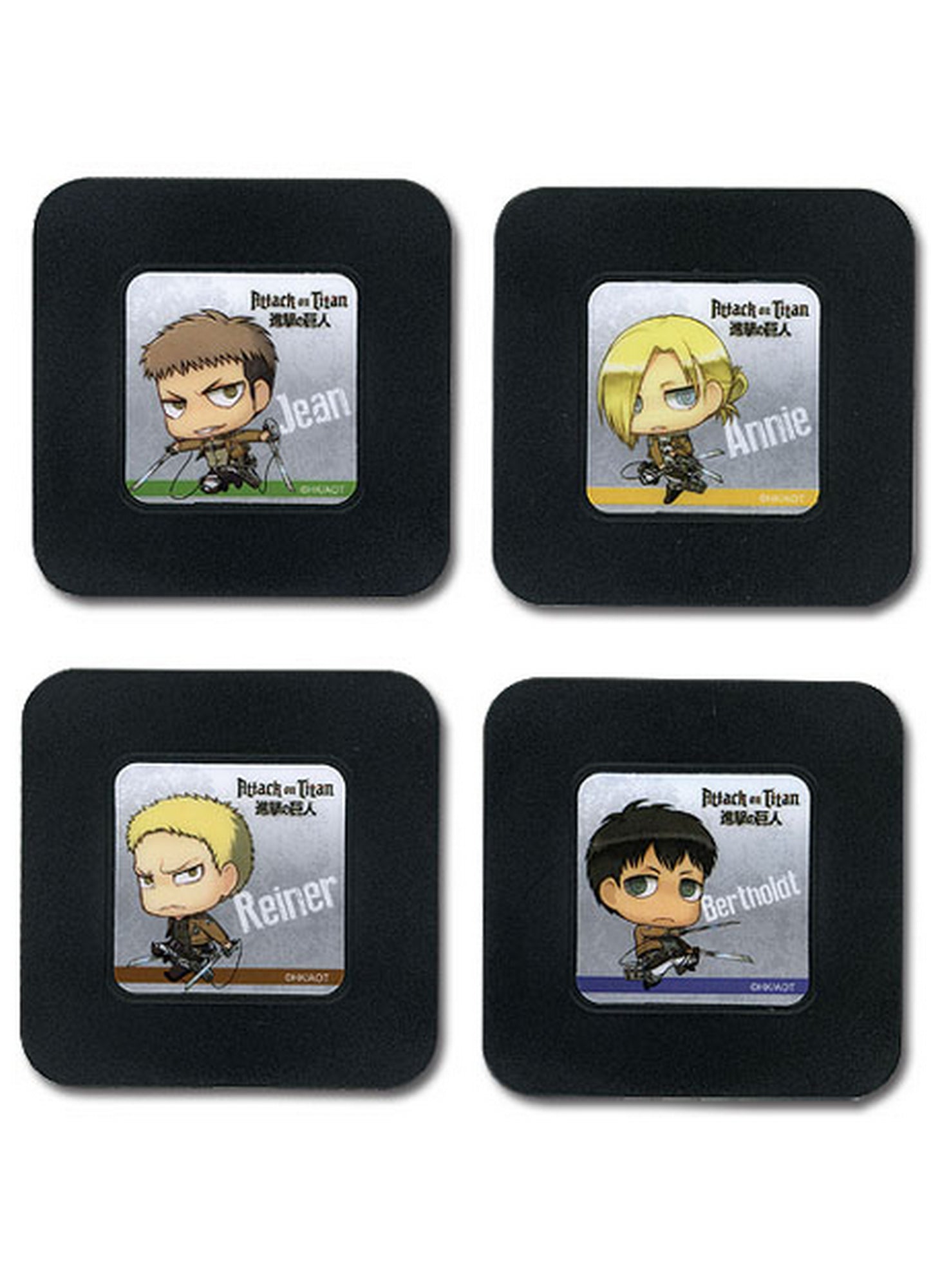 Attack On Titan - Set 5 Coaster