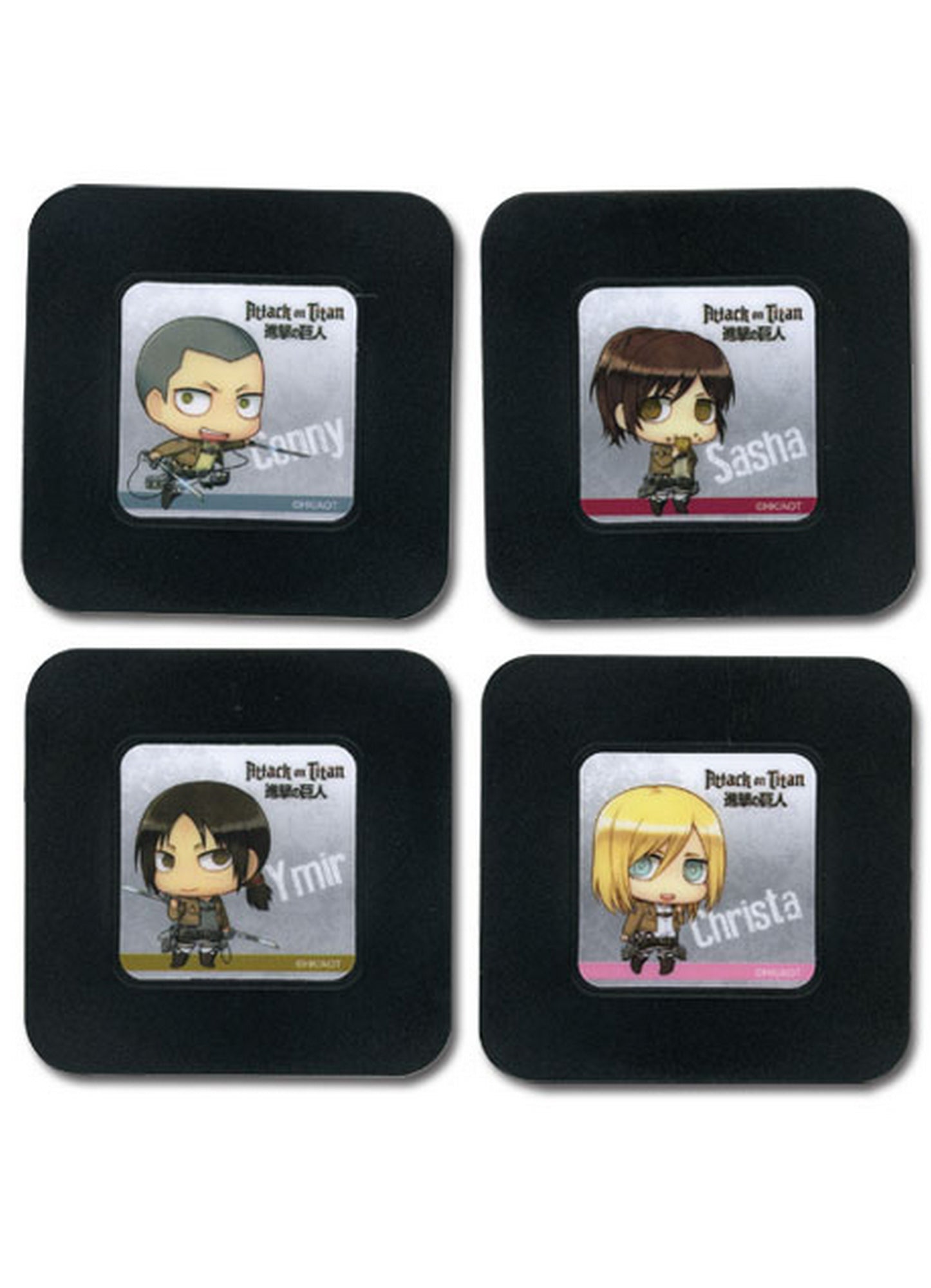 Attack On Titan - Set 6 Coaster