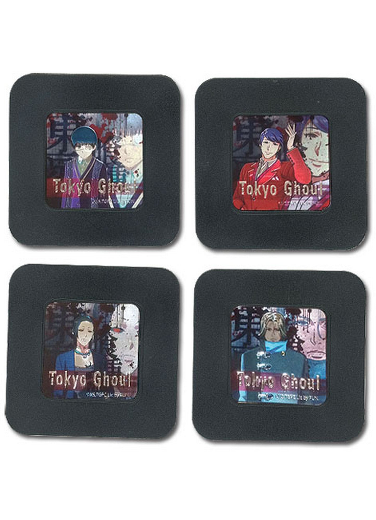 Tokyo Ghoul - Set 3 Coaster