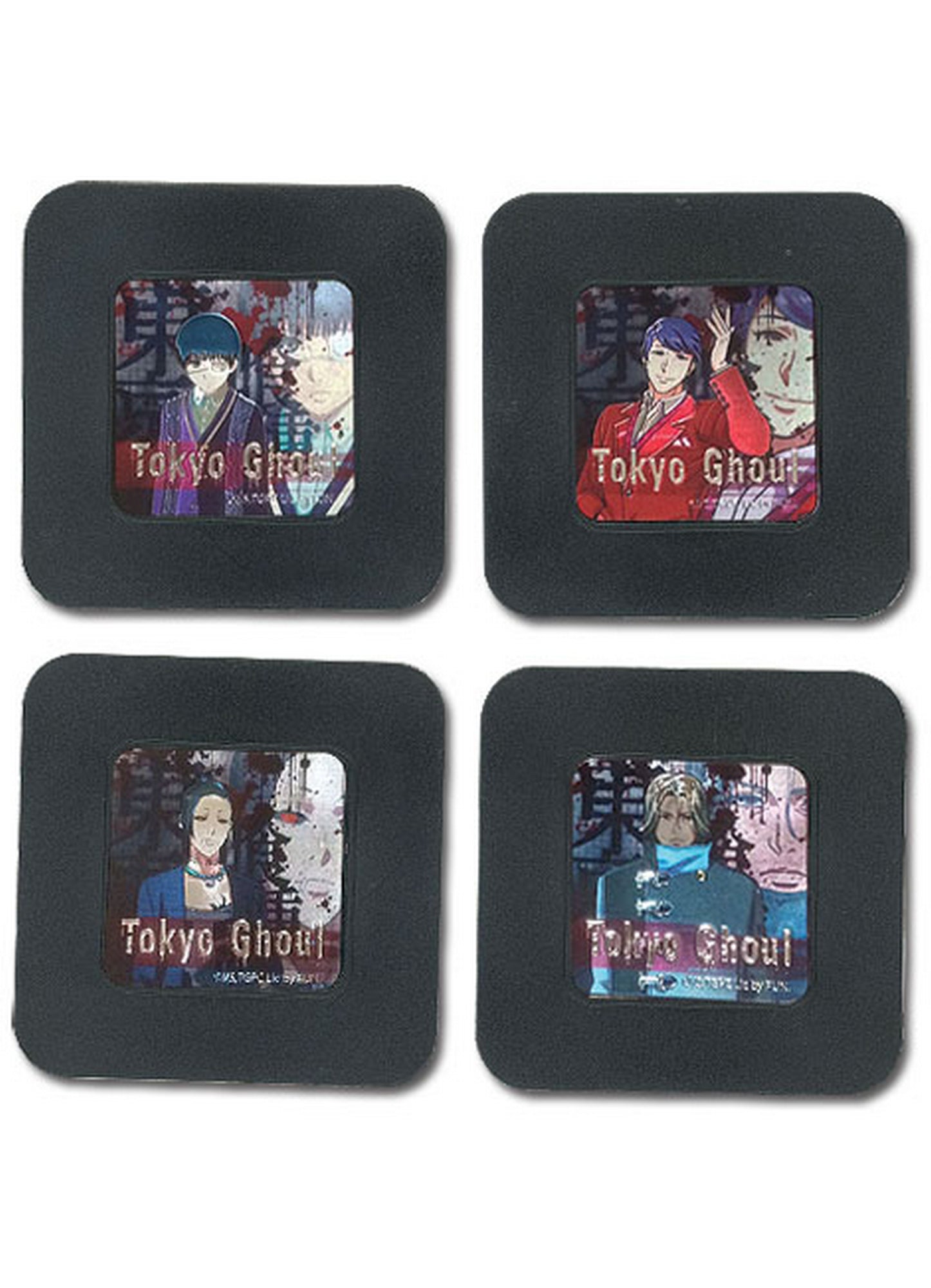Tokyo Ghoul - Set 3 Coaster
