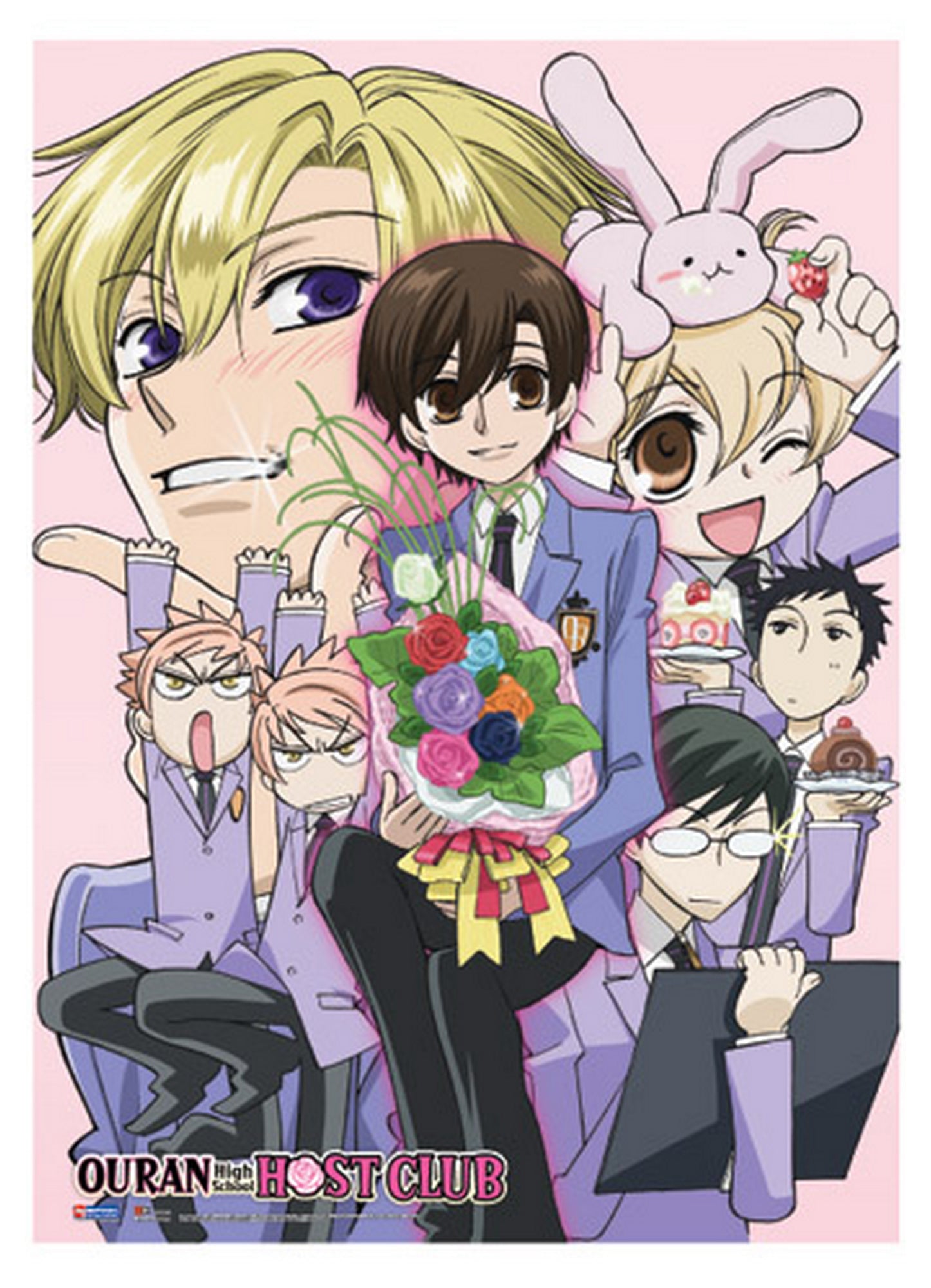 Ouran High School Host Club - Ouran High School Host Club Fabric Poster