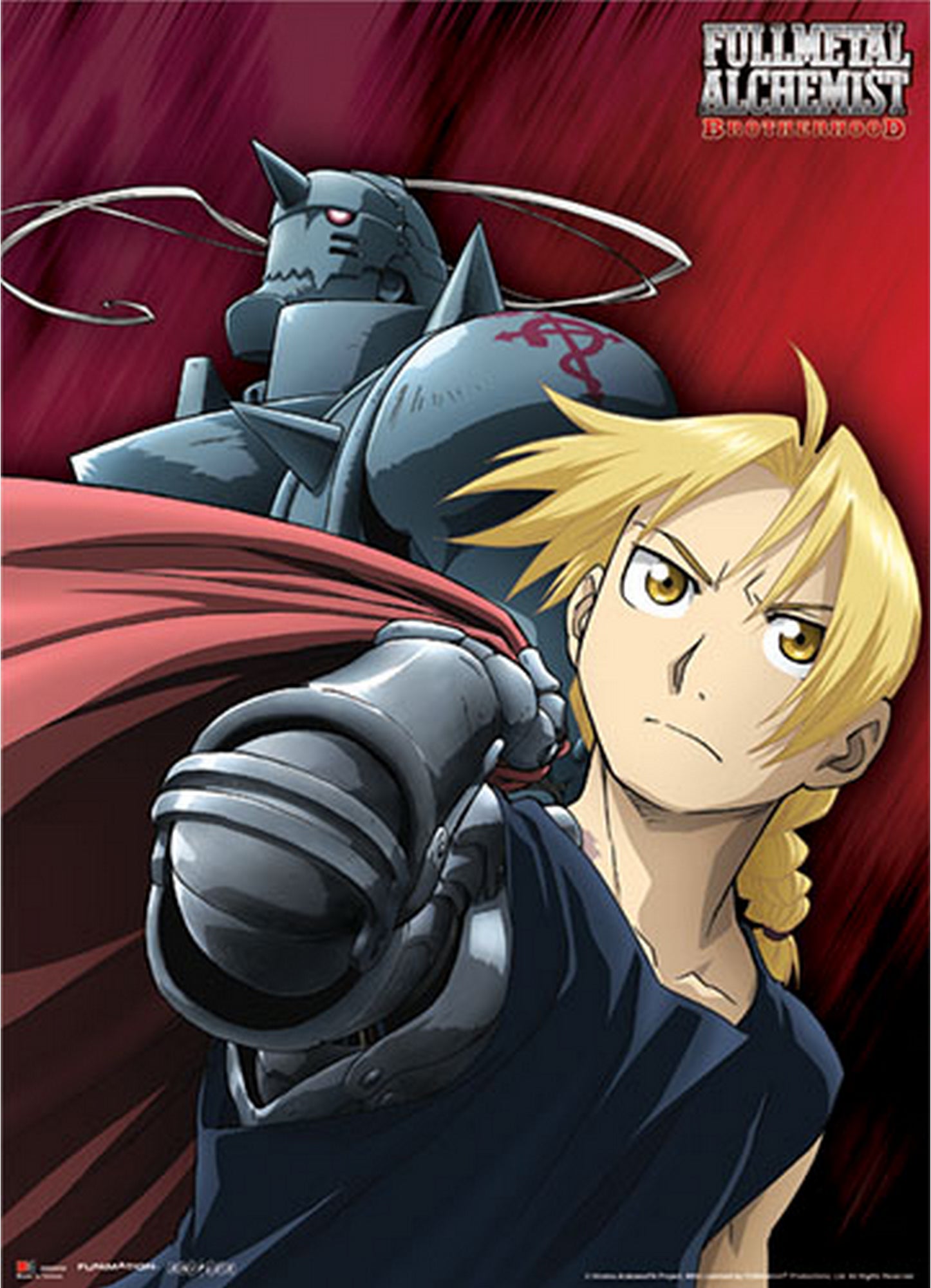 Fullmetal Alchemist: Brotherhood - Elric Brothers Fabric Poster