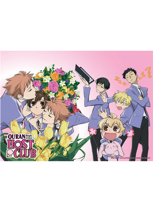 Ouran High School Host Club - Group Fabric Poster