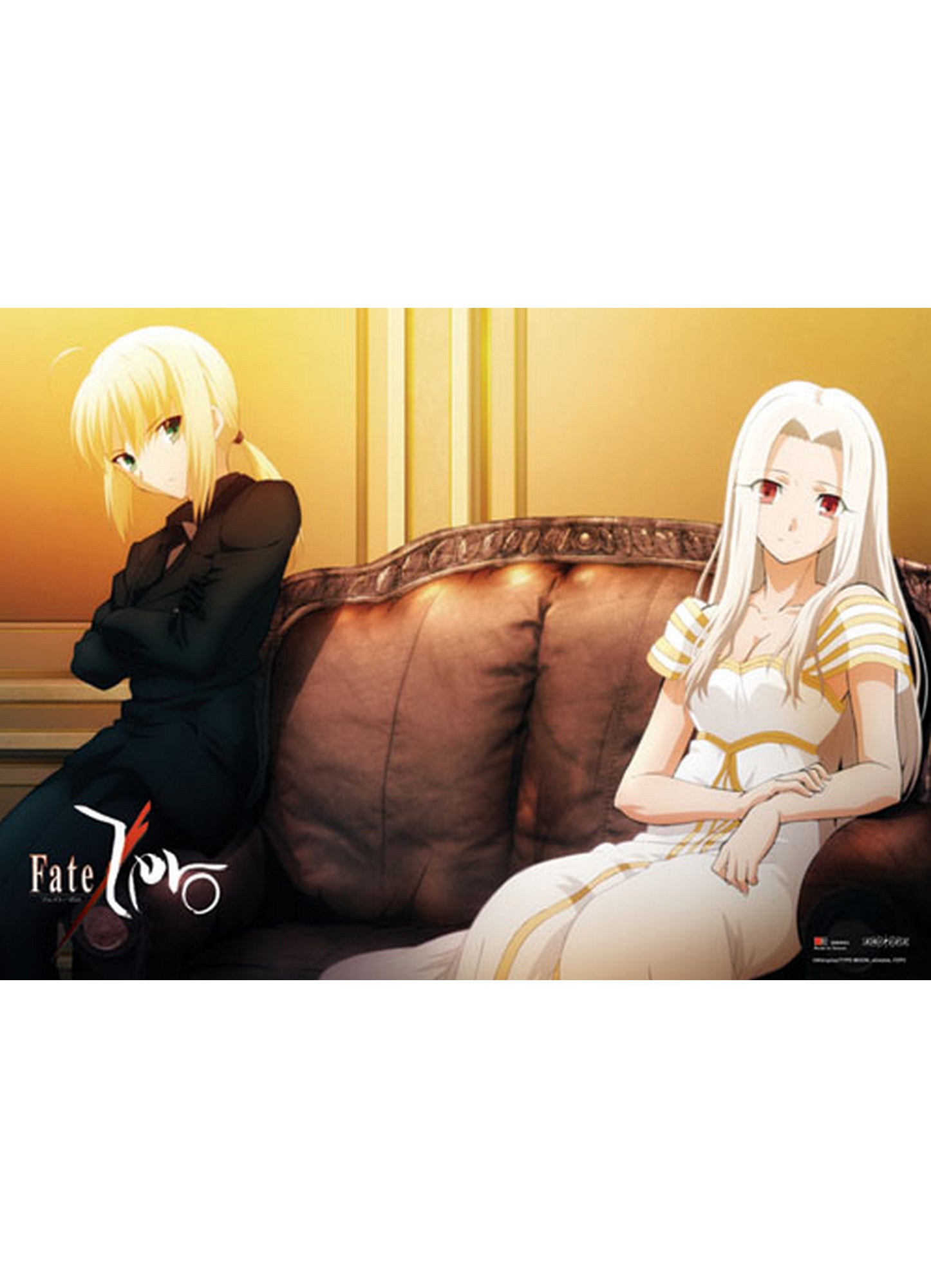 Fate/Zero - Saber & Irisviel von Einzbern Fabric Poster