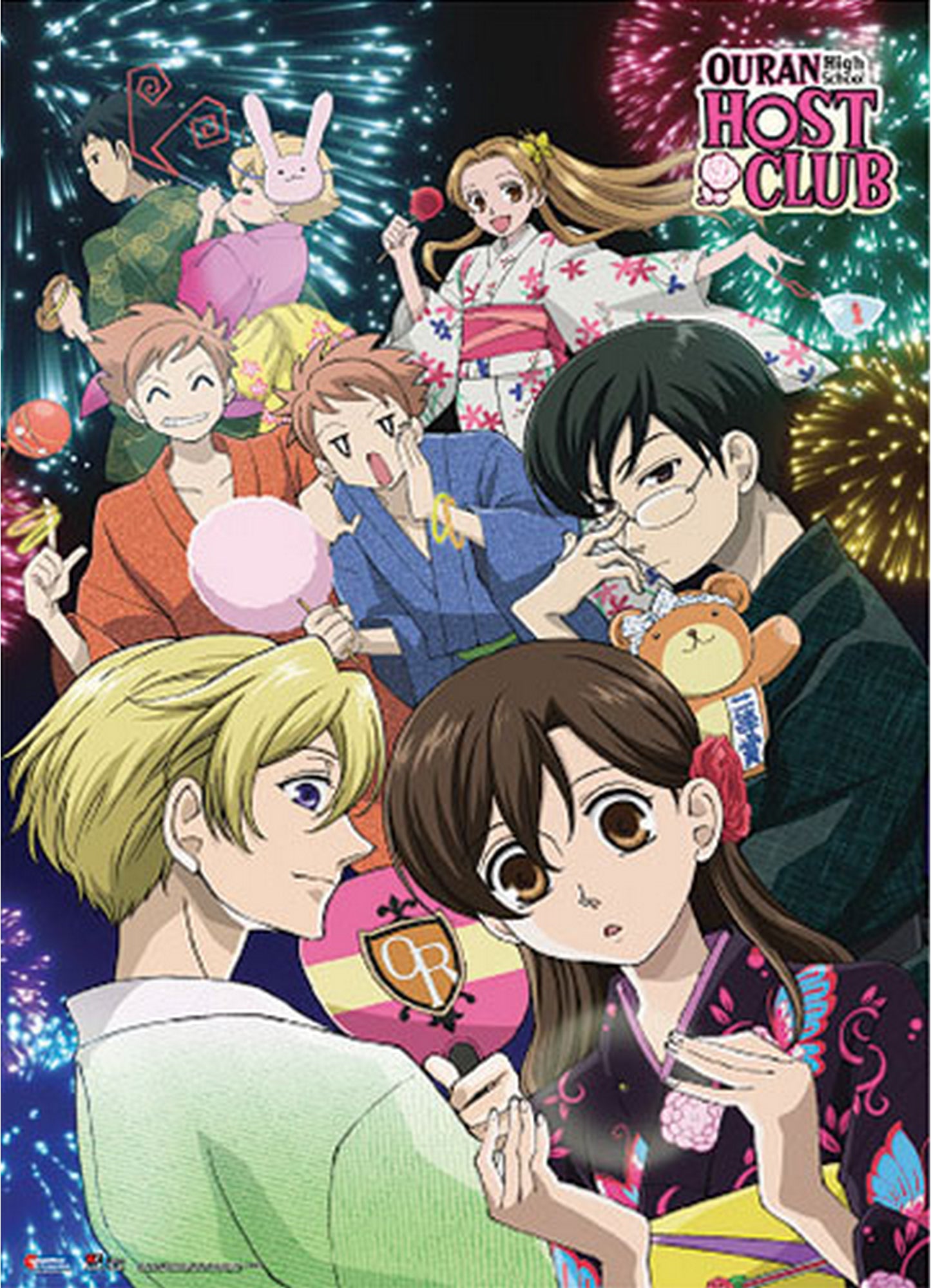Ouran High School Host Club - Firework Fabric Poster