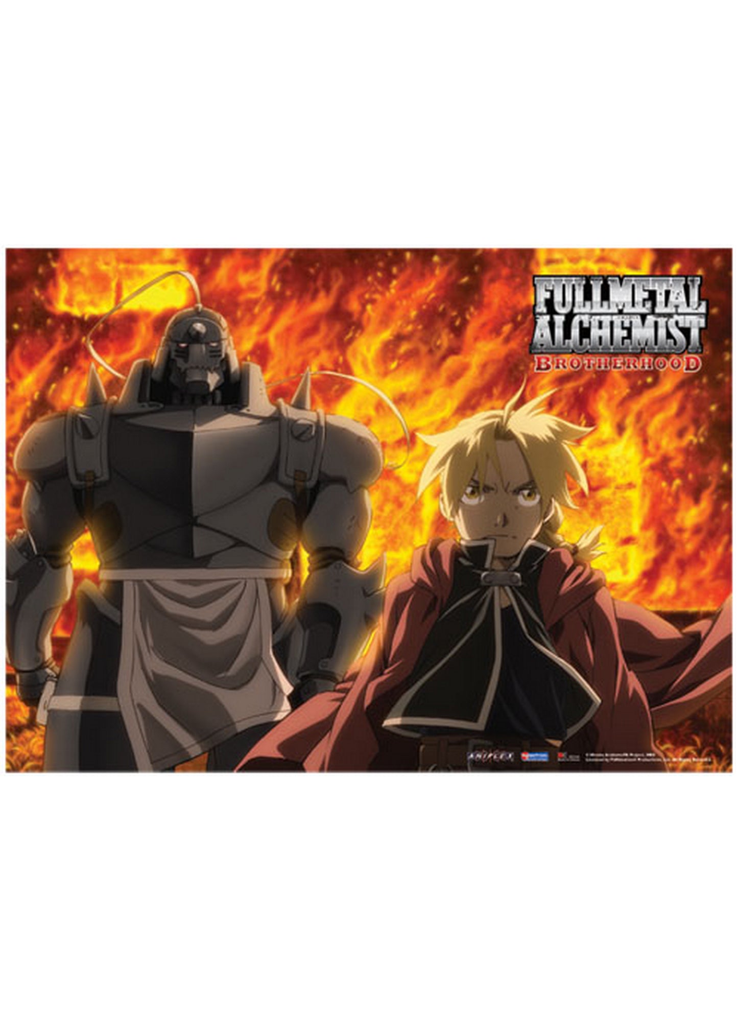Fullmetal Alchemist: Brotherhood - Fire Fabric Poster