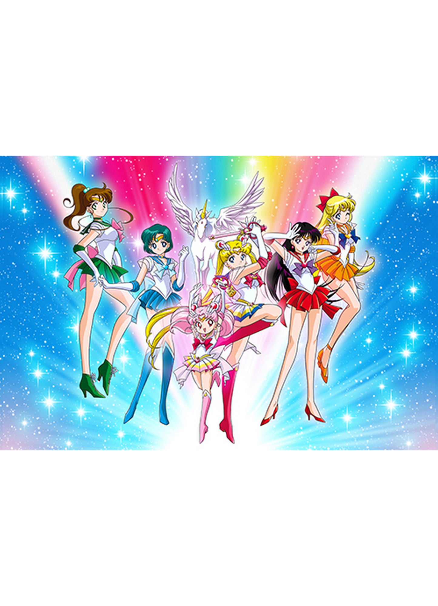 Sailor Moon Super S - Sailor Moon Group Paper Poster