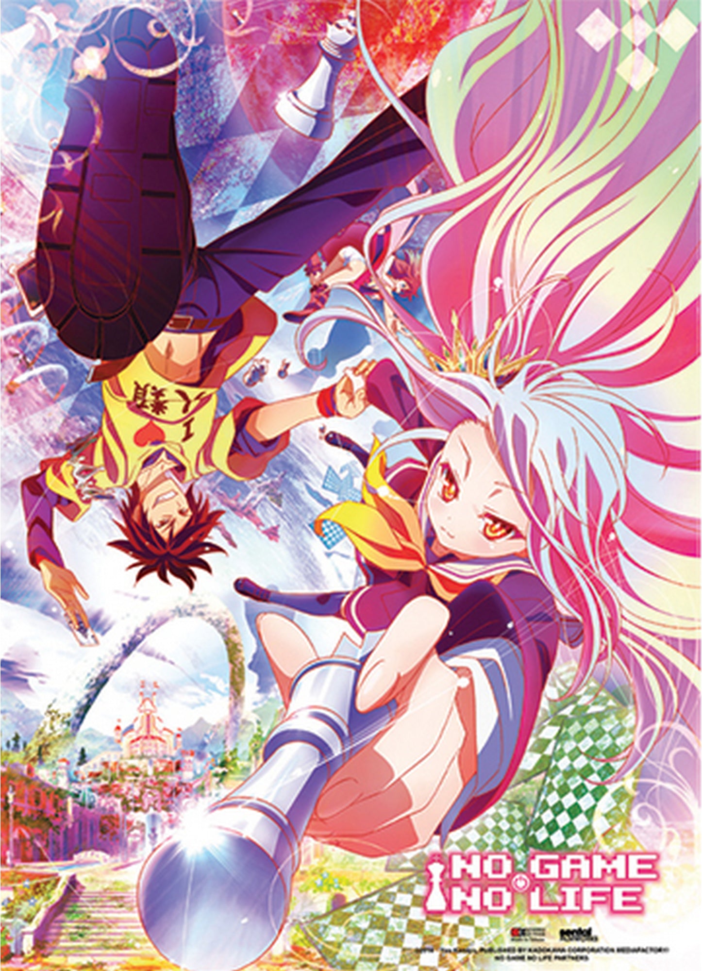 No Game No Life - Key Visual Fabric Poster