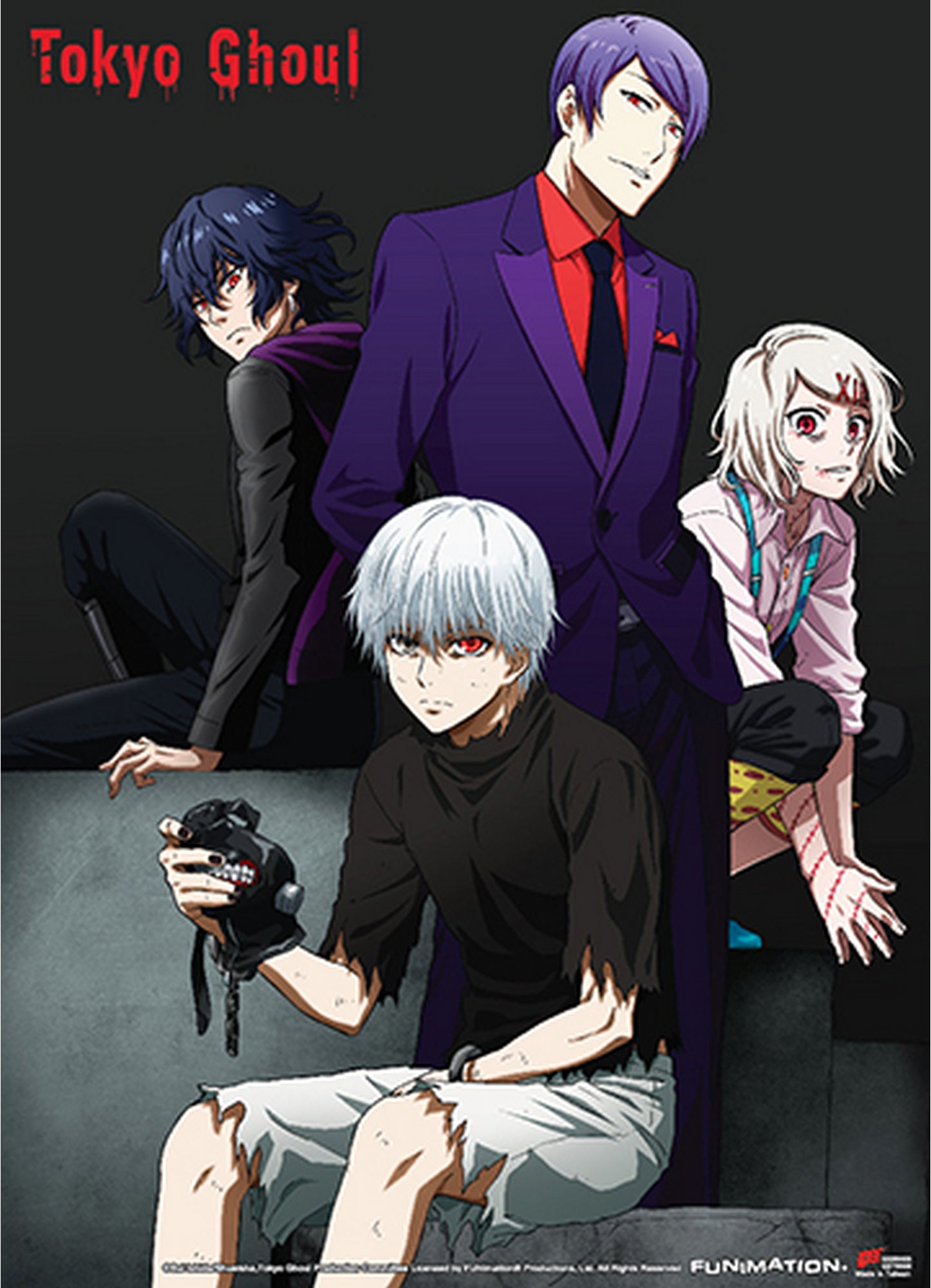 Tokyo Ghoul - Group 02 Fabric Poster