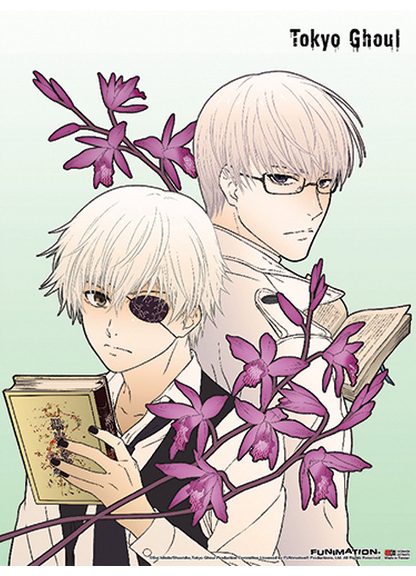 Tokyo Ghoul - Ken Kaneki & Kishou Arima Fabric Poster