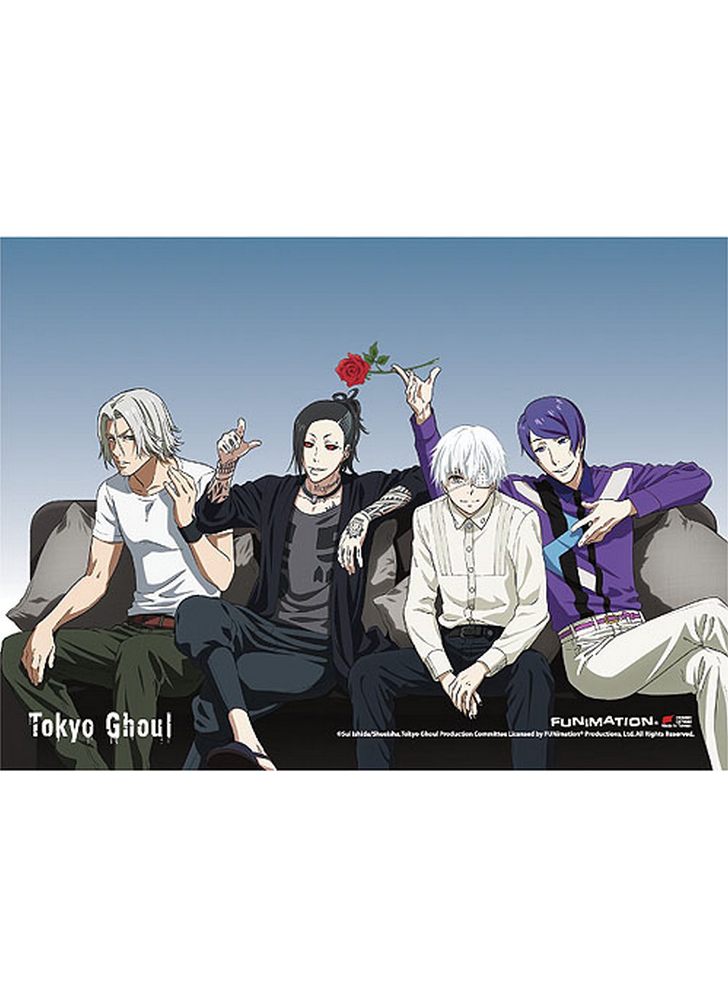 Tokyo Ghoul - Group 06 Fabric Poster