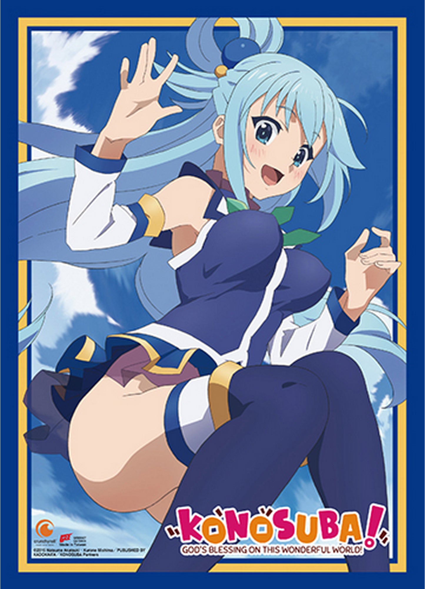 Konosuba - Aqua Fabric Poster