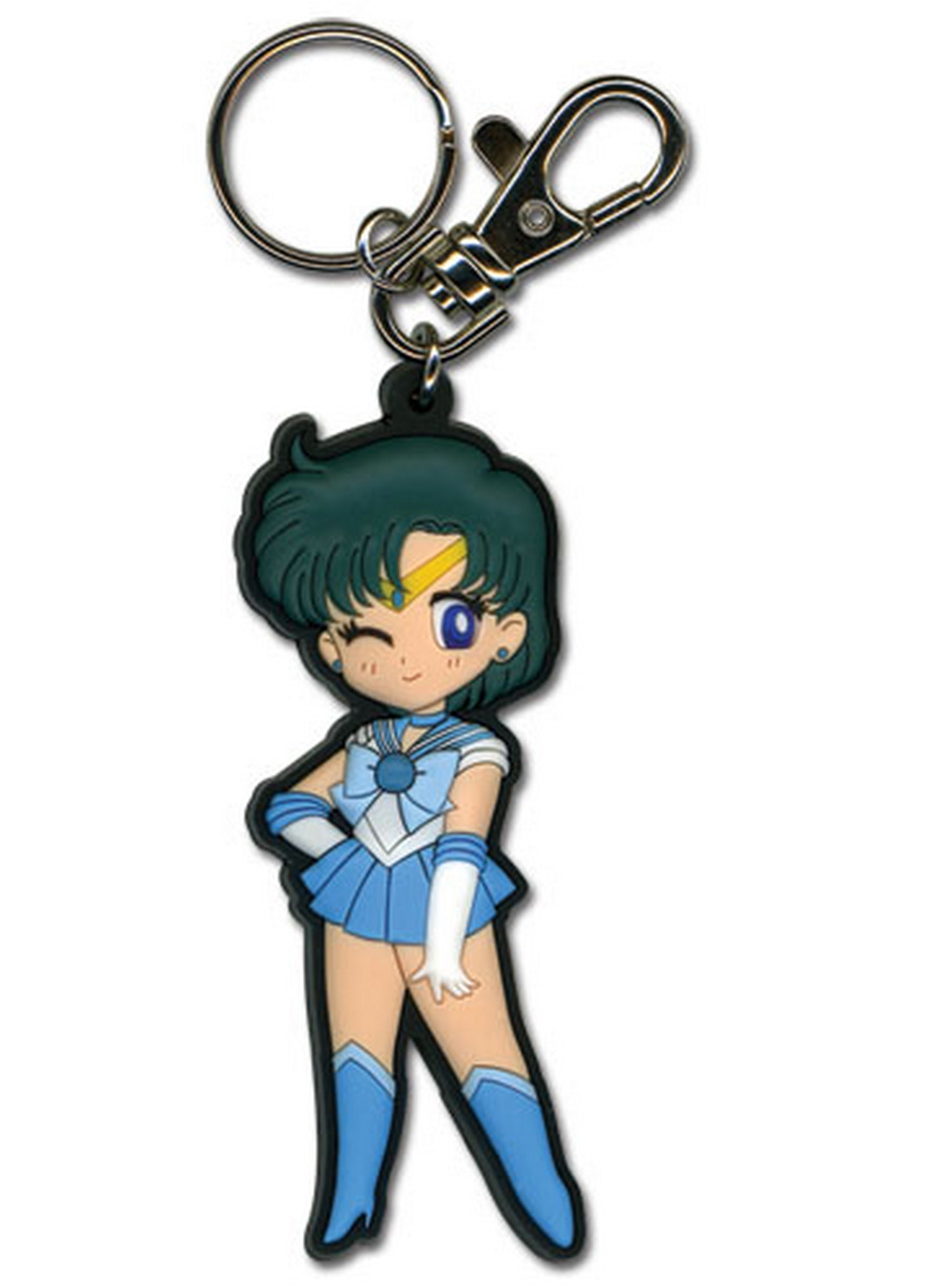 Sailor Moon - SD Sailor Mercury PVC Keychain 3.35"
