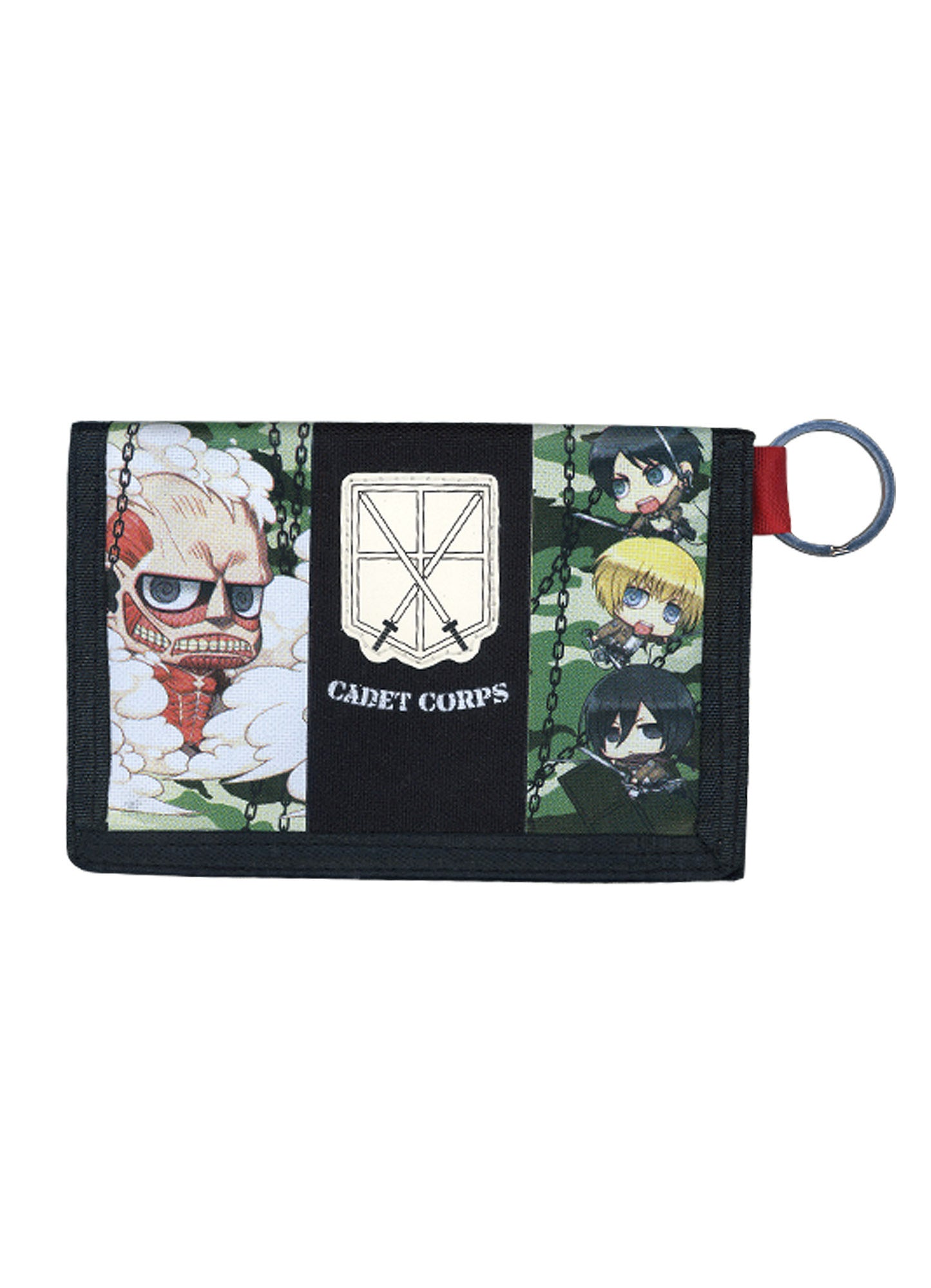 Attack On Titan - Group SD Camo Wallet