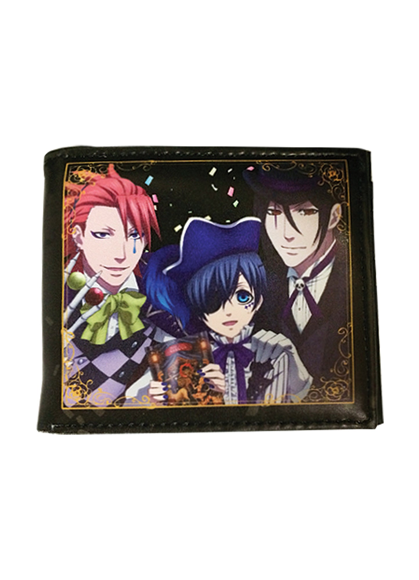 Black Butler Book Of Circus - Group With Colored Ribbon Wallet