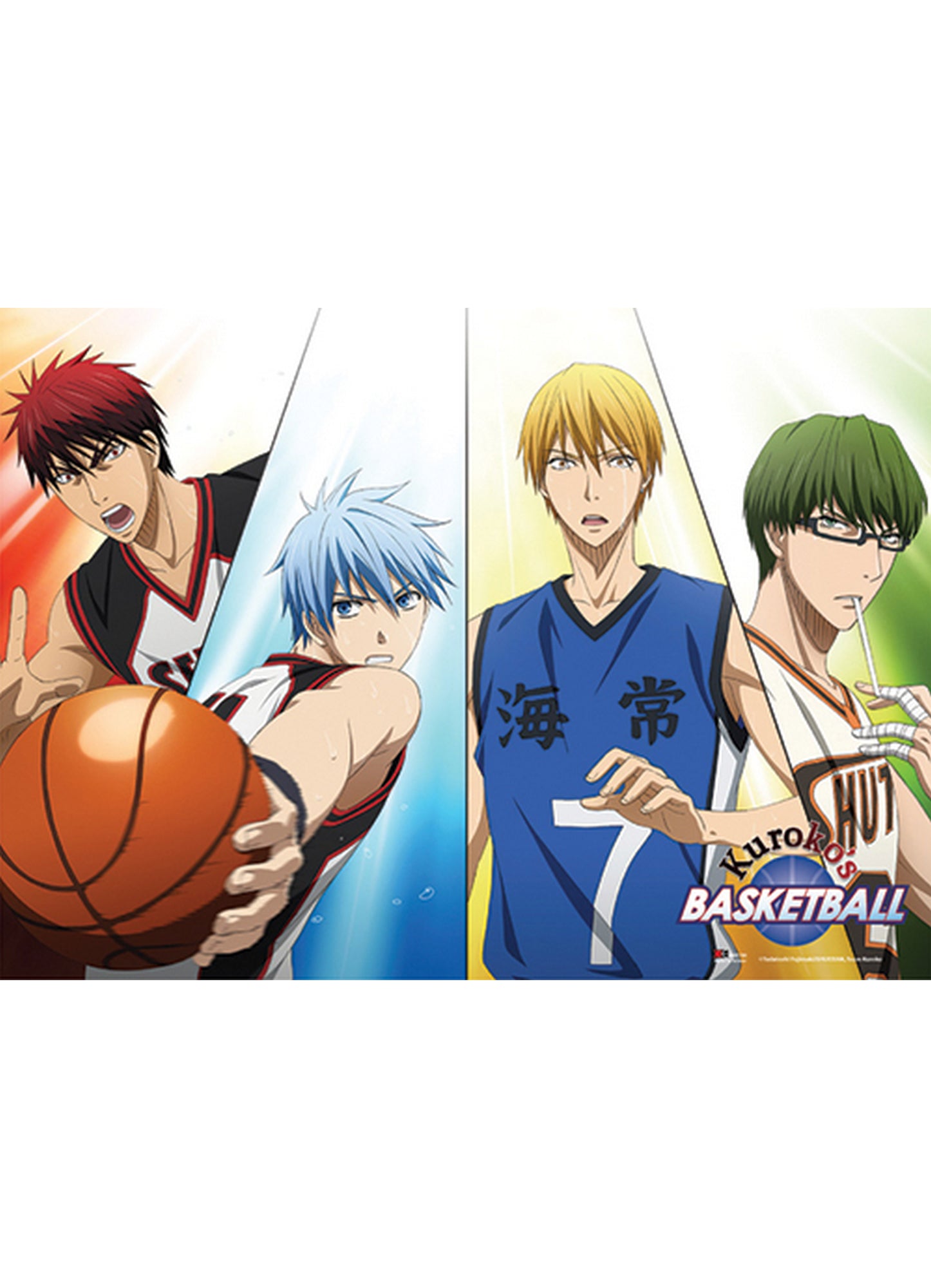 Kuroko's Basketball - 4 Color Background Special Edition Wall Scroll 31"W x 43"H