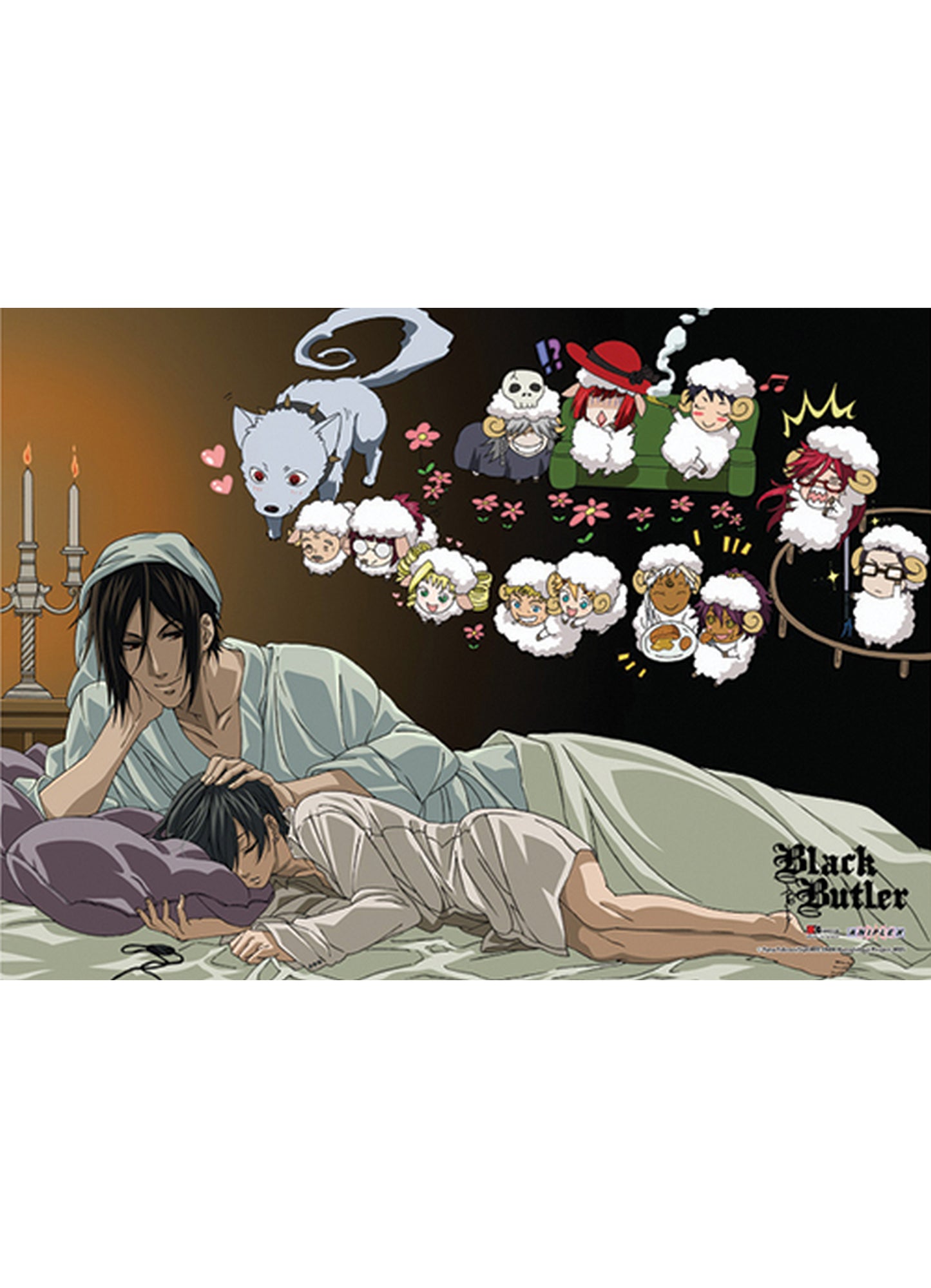 Black Butler - Sleeping Special Edition Wall Scroll 31"W x 43"H
