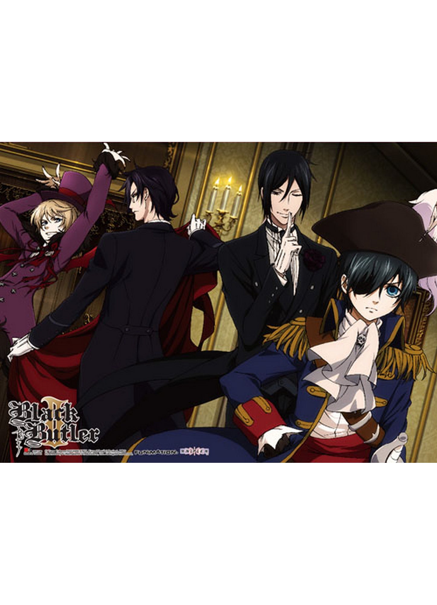 Black Butler 2 - Group 04 Special Edition Wall Scroll 31"W x 43"H