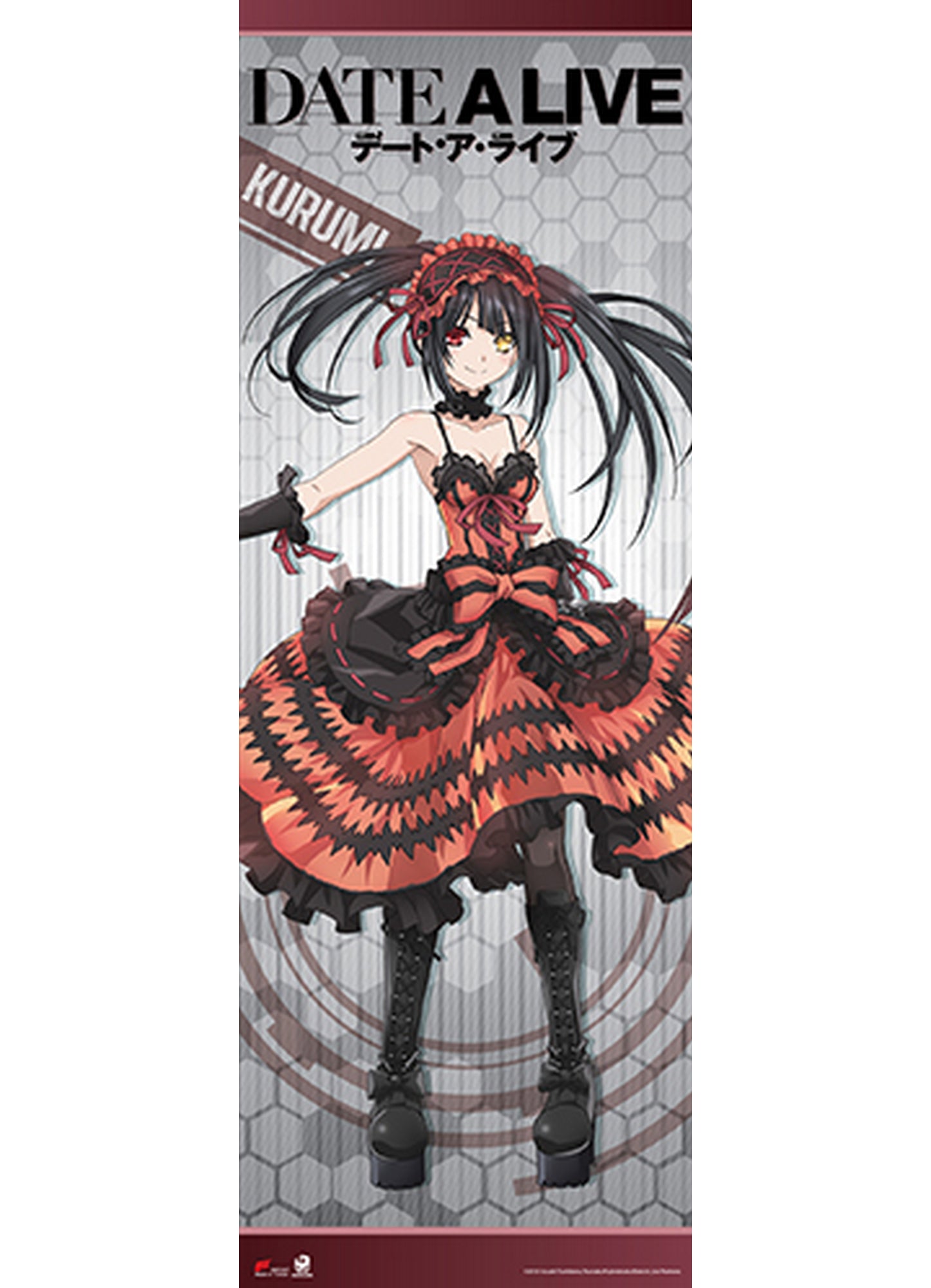 Date A Live - Kurumi Tokisaki Human Size Se Wall Scroll 23.5"W x 67"H