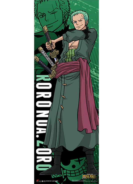 One Piece - Roronoa Zoro New World Human Size Se Wall Scroll 23.5"W x 67"H