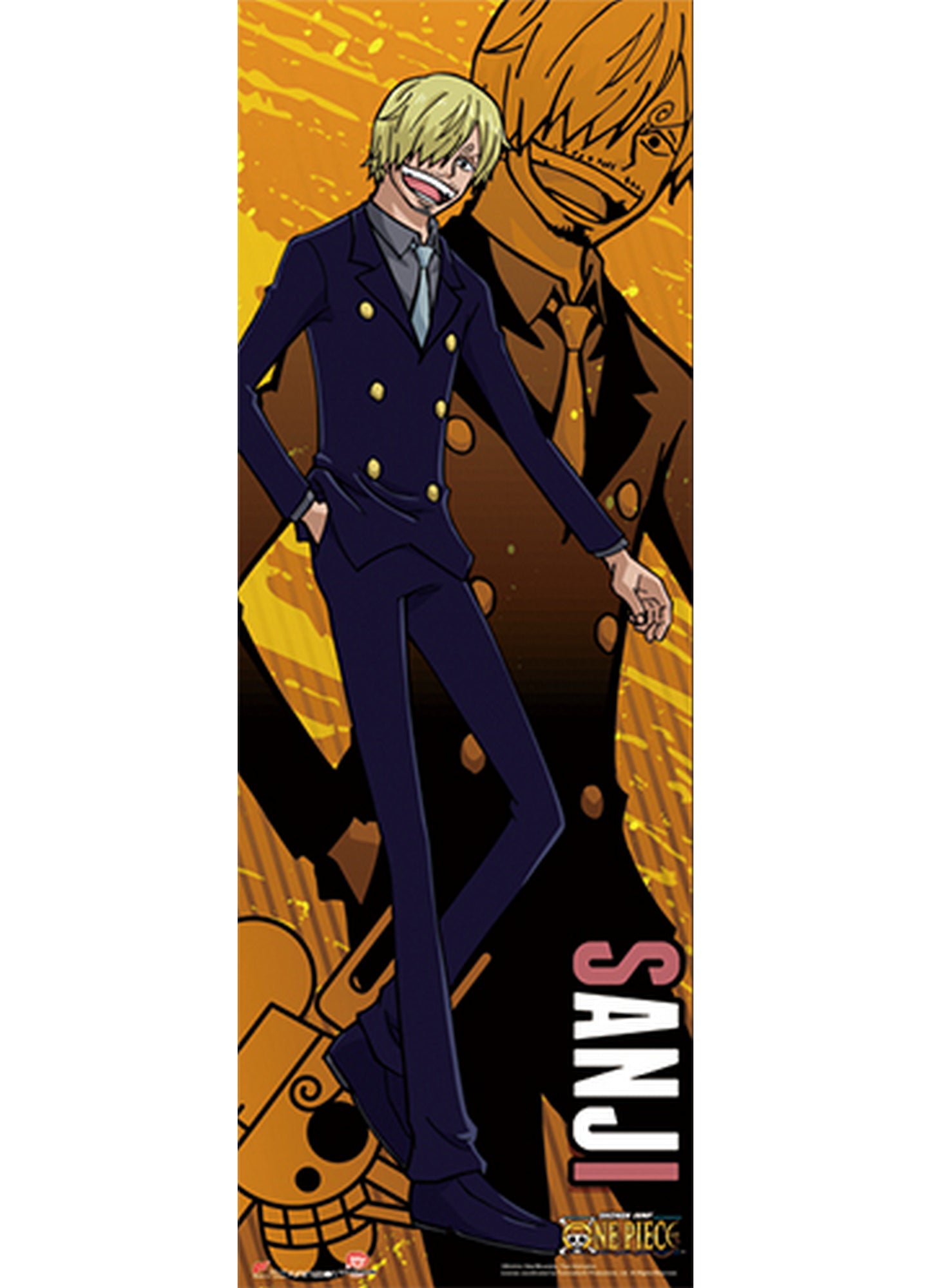 One Piece - Vinsmoke Sanji New World Human Size Se Wall Scroll 23.5"W x 67"H