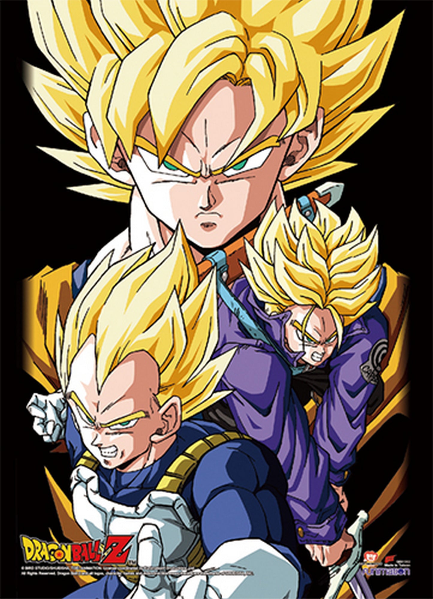 Dragon Ball Z - Group 2 Hi-End Wall Scroll 31"W x 43"H