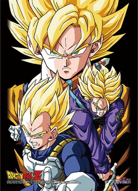 Dragon Ball Z - Group 2 Hi-End Wall Scroll 31"W x 43"H