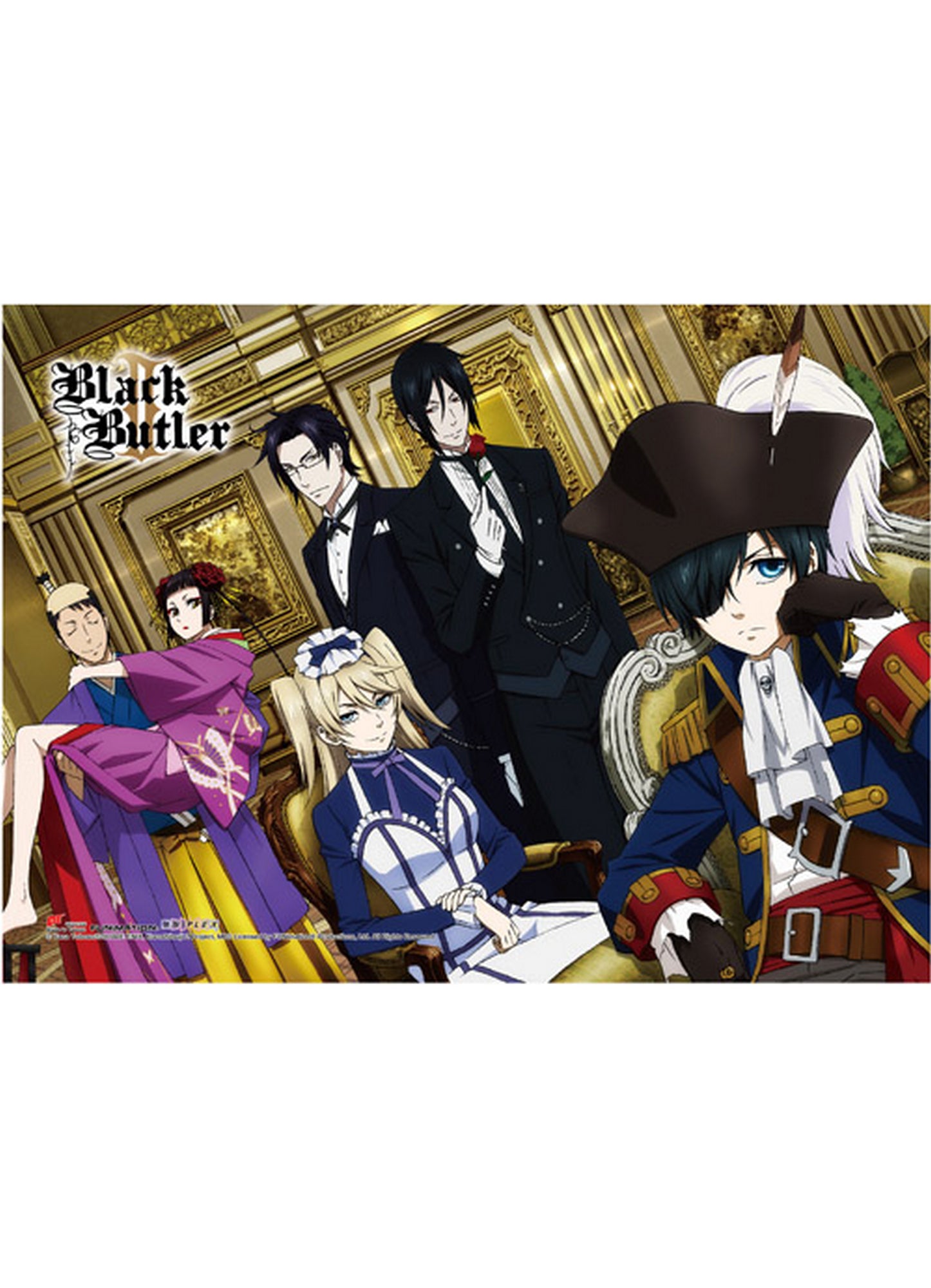 Black Butler 2 - Group Hi-End Wall Scroll 31"W x 43"H